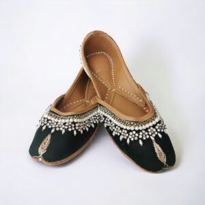 Punjabi Jutti Dark Green