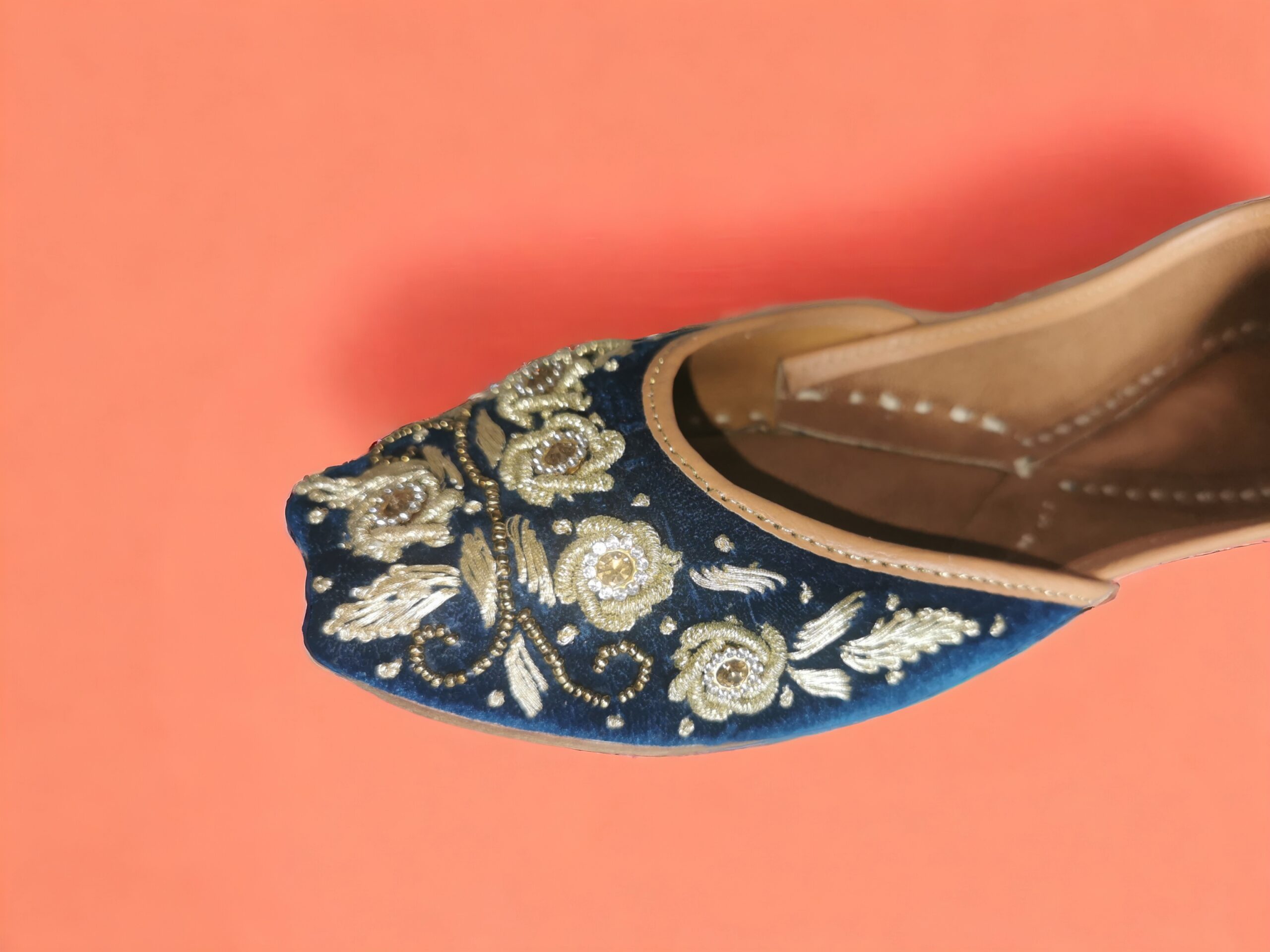Punjabi jutti dark blue - Bilde 2