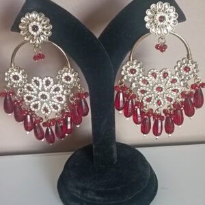 Heavy earrings